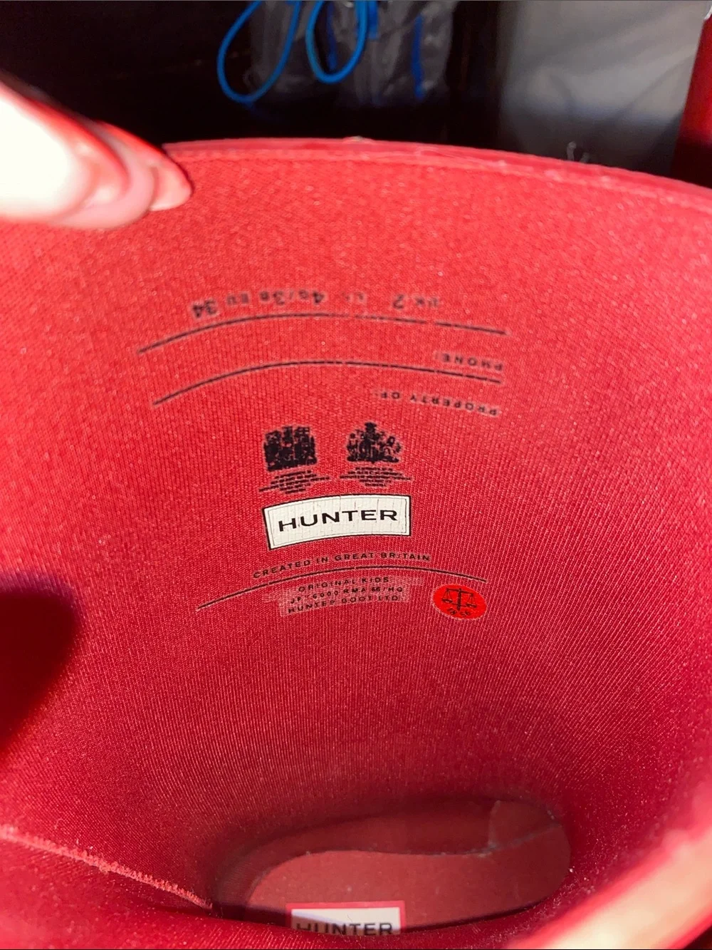 Hunter Red Tall Rain Boots